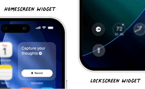 Homescreen & Lockscreen Widgets
